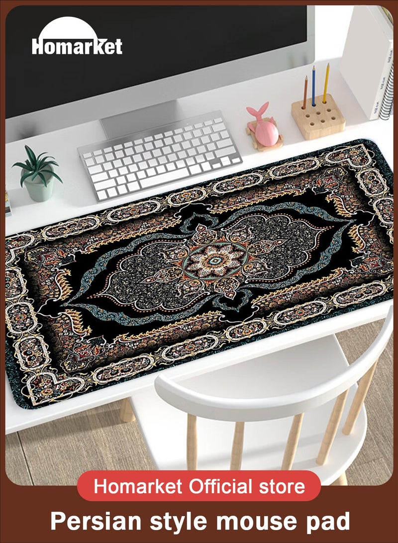 HomarKet Pattern Extended Mouse Pad  90 x 40 cm  Anti-Slip Rubber Base Stitched edges  Suitable for Gaming Desktop Office use - Image 1