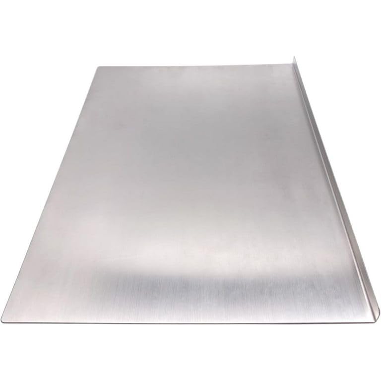 Ameedarshan Large Cutting Board 304 Stainless Steel Cutting Board Metal Baking Mat Non Stick Thick Board Cutting Fruit Vegetable Meat Kneading Rolling Bread Pizza Biscuits Dough Kitchen Pack of 1 - Image 2