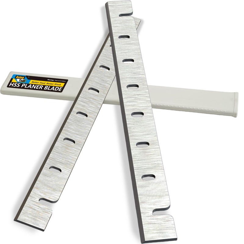 Planer Blades Knives HSS for DeWalt DW733 DW7332 Thickness Planers with 12.5 Inches Replacement Heat Treated 1 Set (2 pcs)