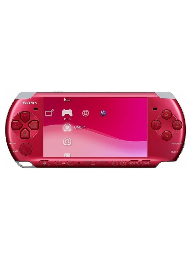 PSP Renewed Sony PSP 3000 Handheld Gaming Console Red - Image 1