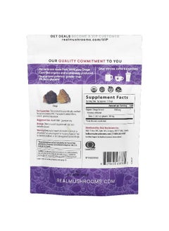 Real Mushrooms Real Mushrooms, Chaga, Organic Mushroom Extract Powder, 2.12 oz (60 g)  - Image 2