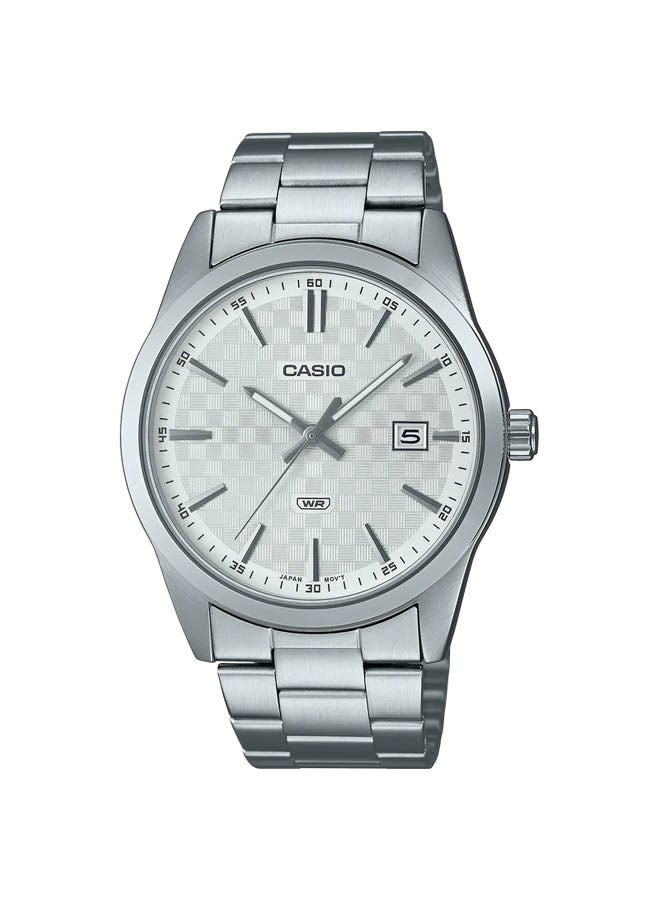 كاسيو ساعة يد من ستانلس ستيل بعقارب MTP-VD03D-7AUDF - Image 1