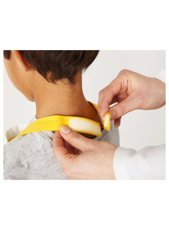 erorex Children’s apron with chef’s hat, white/yellow - Image 3