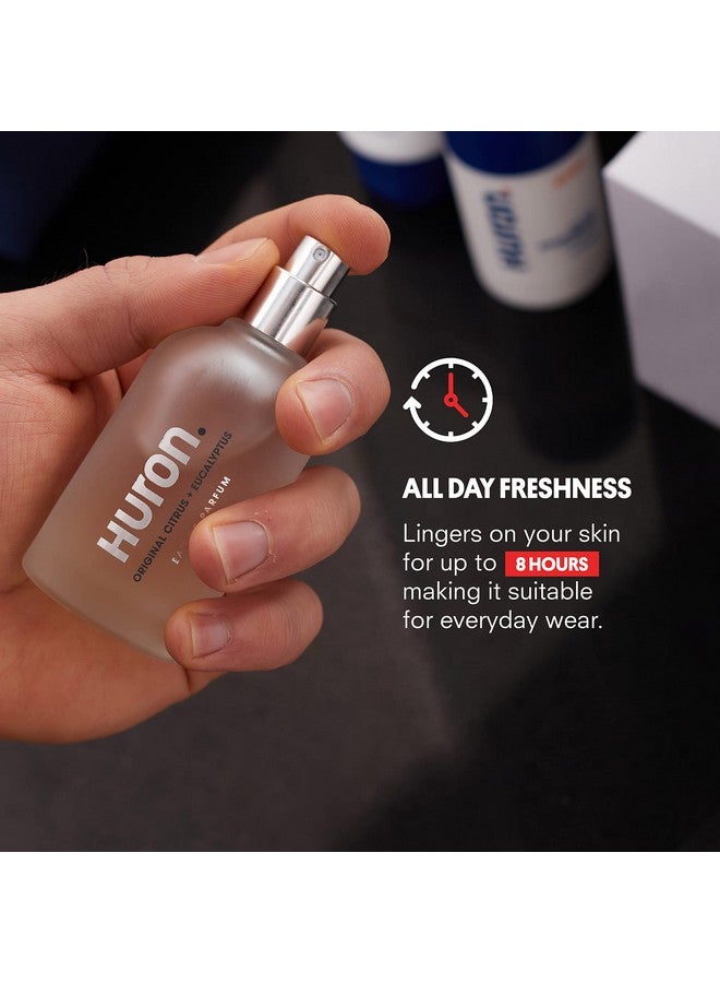 Huron Eau De Parfum - Everyday Fragrance For Men - Crisp & Invigorating Scent Of Citrus, Eucalyptus, Mint, & Aromatic Greens - Long Lasting Men'S Cologne - Safe, Clean Ingredients - 1.7 Fl. Oz.  - Image 5