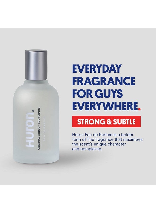 Huron Eau De Parfum - Everyday Fragrance For Men - Crisp & Invigorating Scent Of Citrus, Eucalyptus, Mint, & Aromatic Greens - Long Lasting Men'S Cologne - Safe, Clean Ingredients - 1.7 Fl. Oz.  - Image 2