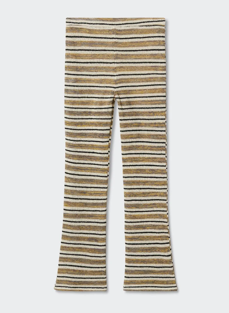 MANGO Youth Striped Trousers