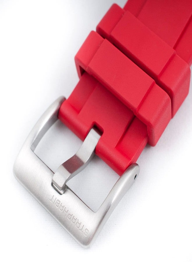 StrapHabit Quick Release Rubber Watch Strap Band FKM 20mm 22mm 24mm, 22mm, Rubber, no gemstone - Image 3