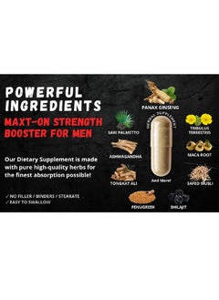 agobi Max T-ON Booster - 60 Vegan Capsules  - Image 3