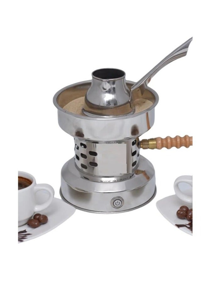 Ramala Stainless for Turkish coffee Silver for 2 cups