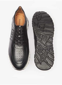 DUCHINI Men's Solid Lace-Up Low Ankle Sneakers  - Image 4