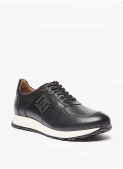DUCHINI Men's Solid Lace-Up Low Ankle Sneakers  - Image 1