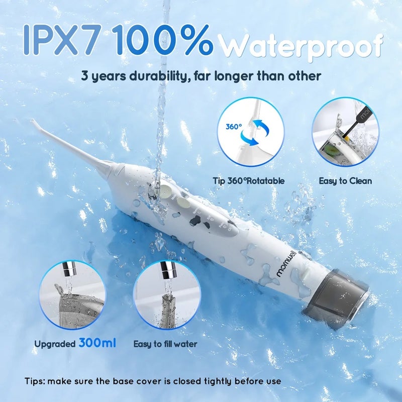 Mornwell Upgraded Pro Detal Care Kit: 3-Mode Water Flosser & Electric Toothbrush | Premium Oral Clean Set with Larger Tank for Gum Health - Image 5