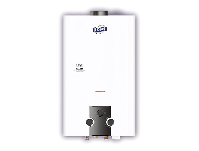 JYOTI Jyoti 10Ltr LP Instant Gas Geyser Fully Automatic Low Pressure Gas Water Heater 10Ltr Capacity Triple Lined Extra Heavy Copper Tank Gas  - Image 1