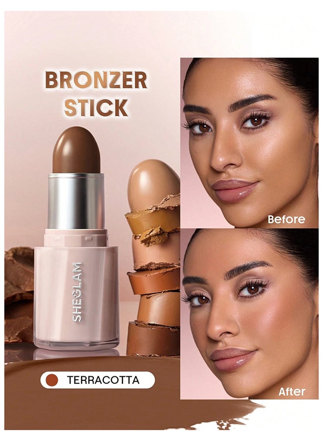 SHEGLAM Buttery Buff Contour & Bronzer Stick-Terracotta Terracotta - Image 3