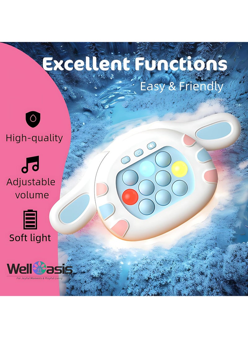 Upgrade Quick Push Toy with Lights, Fast Push Bubble Game Fidget Sensory Toys, Pocket Game for Kids Children's Decompression Breakthrough Puzzle Game... - Image 1