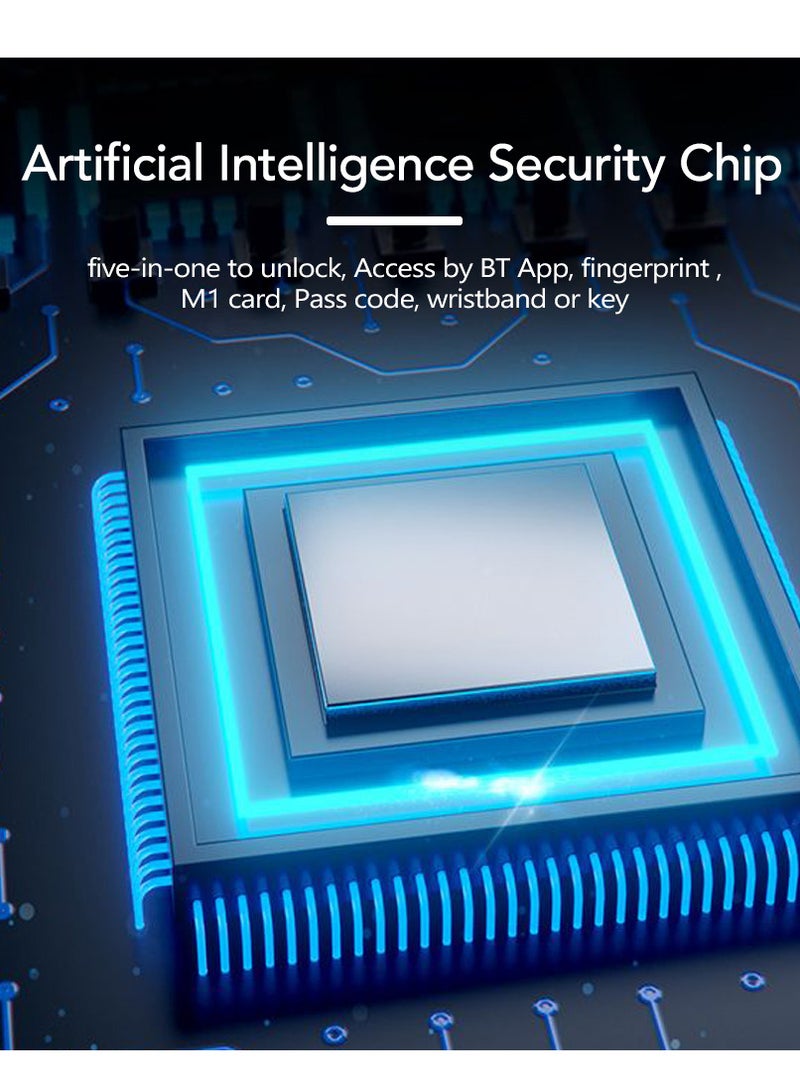 Electronic WiFi APP Password Door Lock Intelligent Biometric Fingerprint Door Locks Digital Keyless Home Hotel Door Lock - Image 3