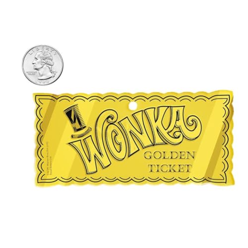 Trend Setters Willy Wonka and The Chocolate Factory – Golden Ticket – Ticket-Shaped Acrylic Print – Ideal for Gifting and Collecting - Image 4