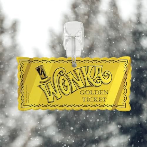 Trend Setters Willy Wonka and The Chocolate Factory – Golden Ticket – Ticket-Shaped Acrylic Print – Ideal for Gifting and Collecting - Image 3