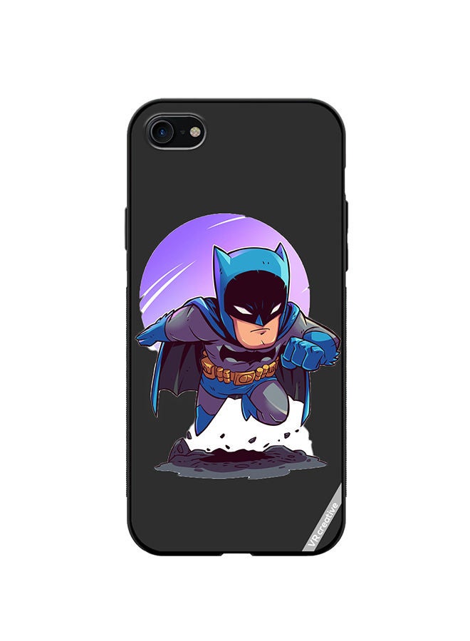 VR CREATIVE Protective Case Cover For Apple iPhone SE (2022) Desugb Superhero Batman Design Multicolour - Image 1