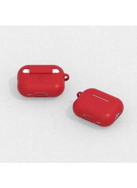 Suitable For Apple Airpods Pro2 Protective Case Airpodspro2 Protective Case Earphone Protective Case-Color:Red-Applicable Model:Airpods Pro (with Ears, Old 3 Generations)