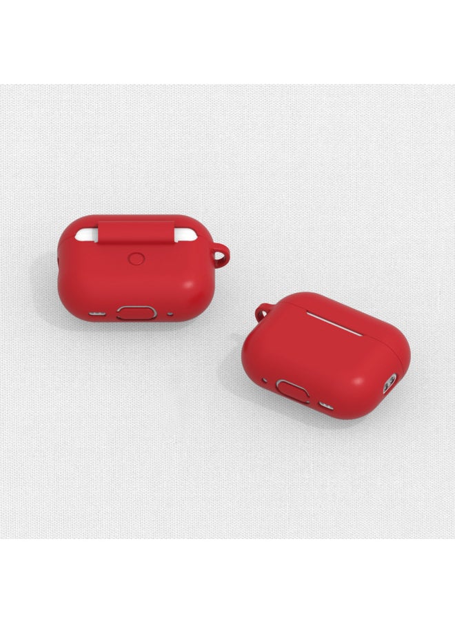 Generic - Suitable For Apple Airpods Pro2 Protective Case Airpodspro2 Protective Case Earphone Protective Case-Color:Red-Applicable Model:Airpods Pro (with Ears, Old 3 Generations) - Image 1