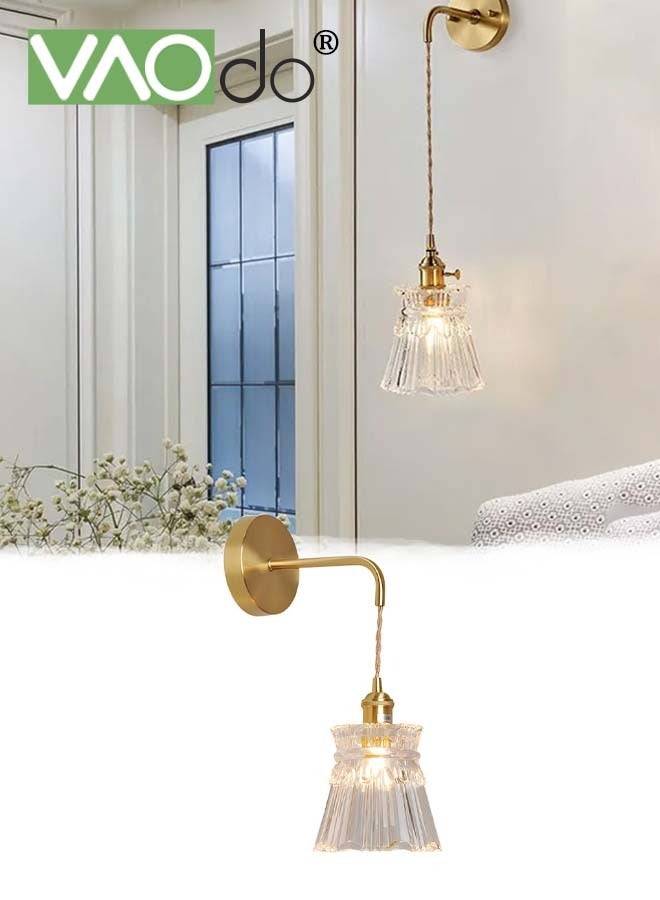 VAOdo الجدار ضوء سوينغ الذراع غرضين أباجورة غرفة نوم حديثة الجدار الشمعدان تركيبات لقراءة غرفة المعيشة السرير دون لمبة كهربائية - Image 1