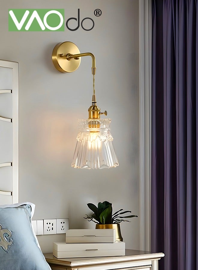 VAOdo الجدار ضوء سوينغ الذراع غرضين أباجورة غرفة نوم حديثة الجدار الشمعدان تركيبات لقراءة غرفة المعيشة السرير دون لمبة كهربائية - Image 3