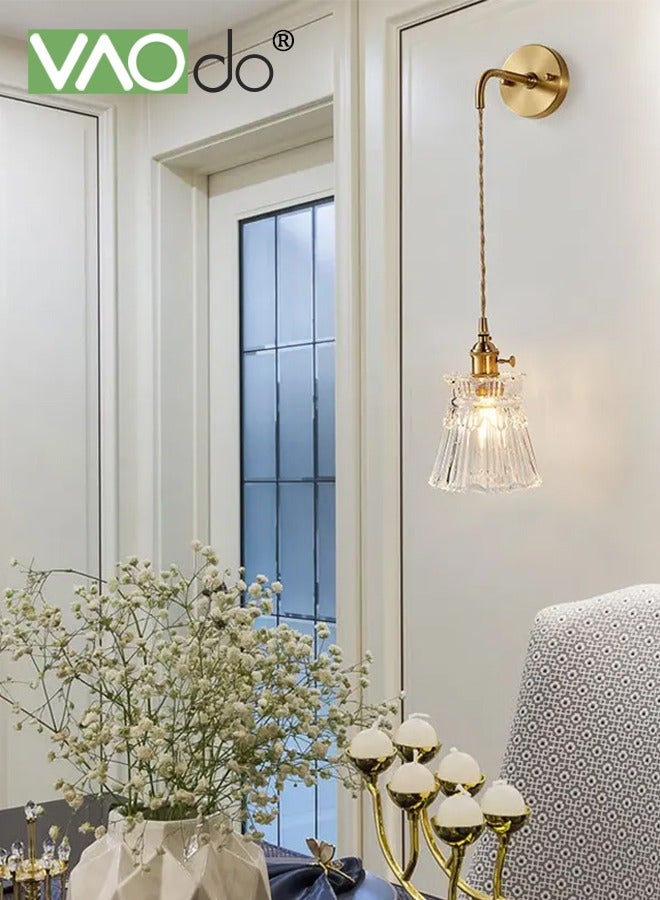 VAOdo الجدار ضوء سوينغ الذراع غرضين أباجورة غرفة نوم حديثة الجدار الشمعدان تركيبات لقراءة غرفة المعيشة السرير دون لمبة كهربائية - Image 4