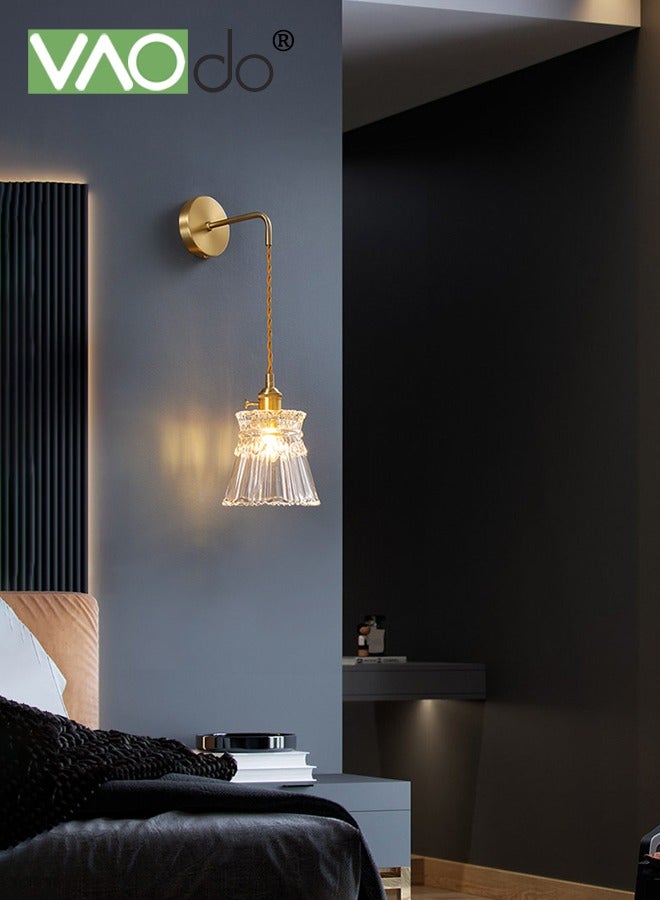 VAOdo الجدار ضوء سوينغ الذراع غرضين أباجورة غرفة نوم حديثة الجدار الشمعدان تركيبات لقراءة غرفة المعيشة السرير دون لمبة كهربائية - Image 5