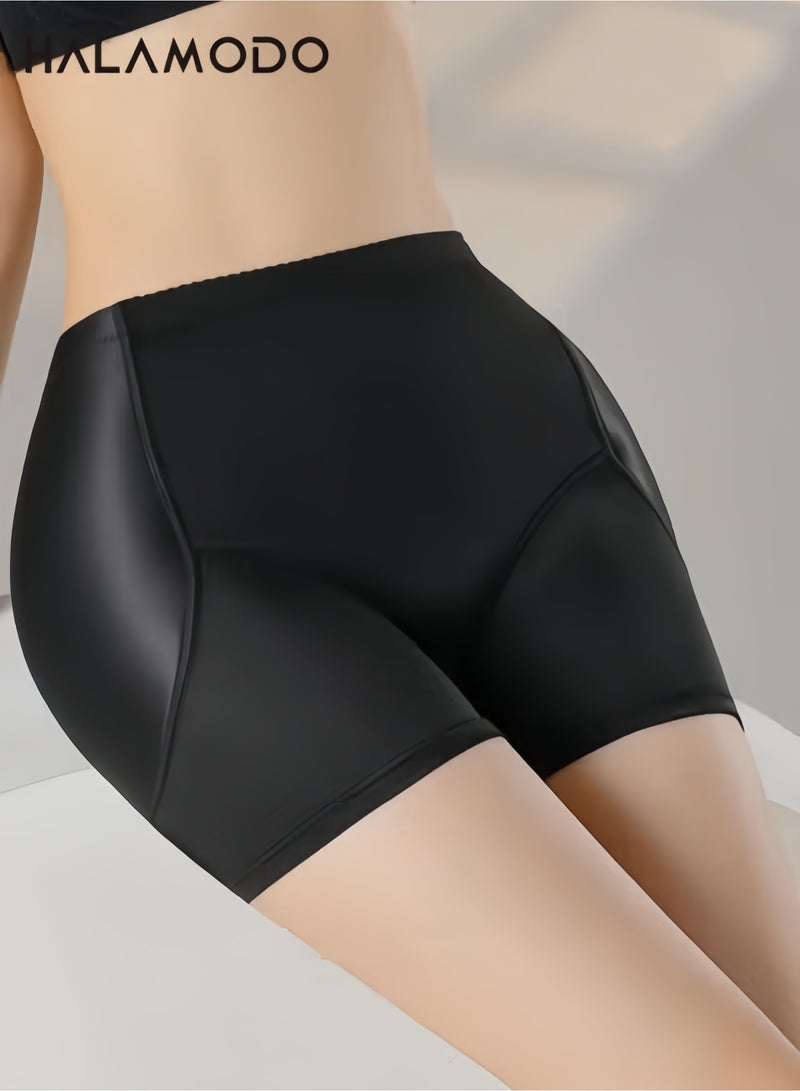 هالامودو سراويل داخلية نسائية مبطنة من الدانتيل، ملابس داخلية مبطنة بدون درزات، ملابس داخلية لتشكيل الجسم، شورت لتشكيل الجسم، شورت قصير للأولاد - Image 4