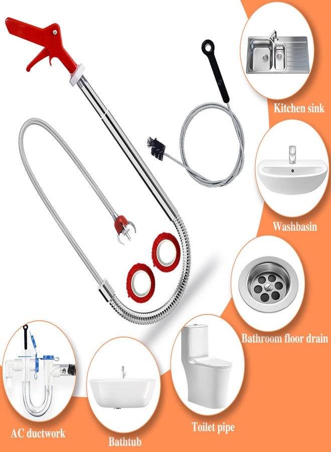 Aozzy Toilet unblocker&Drain Snake,Toilet Plunger with Flexible Grabber Claw Use for Toilet Drain Auger Retrieve Lost Toys/Items,Affordable Alternative to Plumbers for Effective Drain Unclogging - Image 2