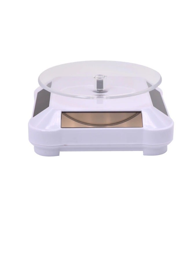 Xria Solar 360 Degree Rotating Display Stand with Solar or Battery Powered Options(Yellow) - Image 3