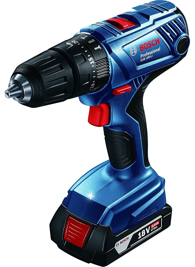BOSCH Gsb 180 Li Cordless Combi Serviceable Motor Has Changeable Carbon Brushes For Easy Maintenance And Serviceability Durable Designed With Robust Housing And Battery Cell Protection 18 V - Image 2