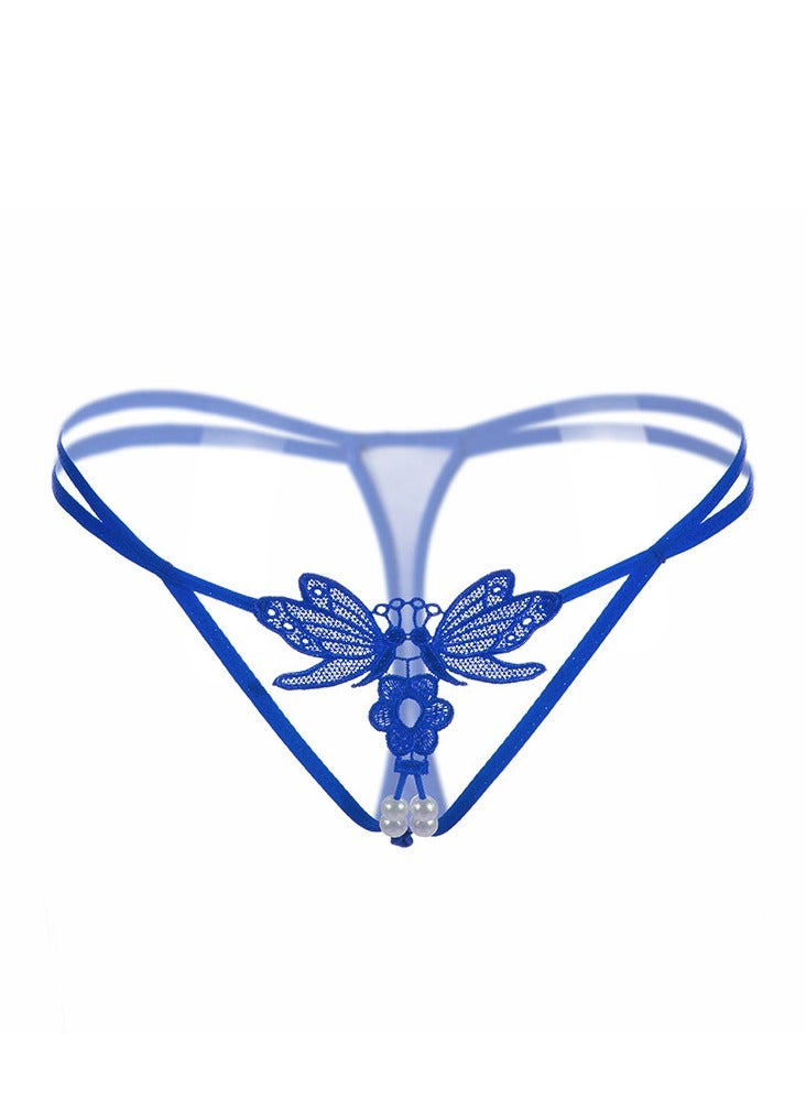 Women Lace Mid Rise Brief Underwear Breathable Scallop Trim Panties.  - Image 4