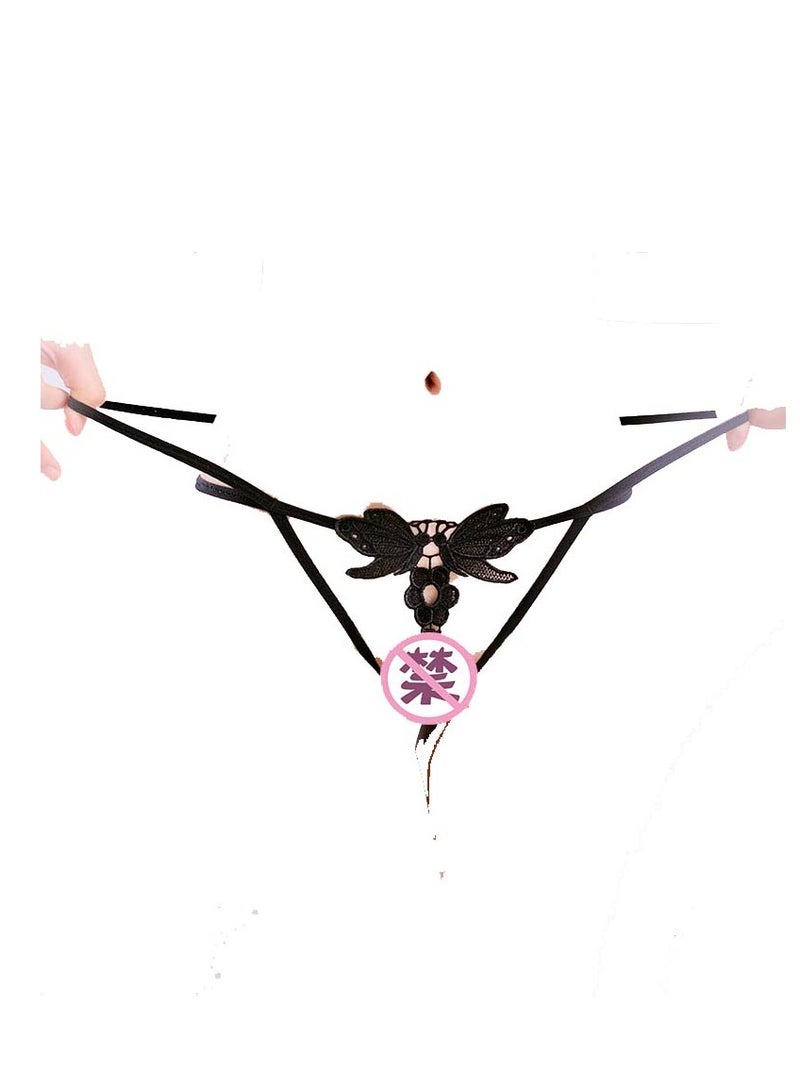 Women Lace Mid Rise Brief Underwear Breathable Scallop Trim Panties.  - Image 5
