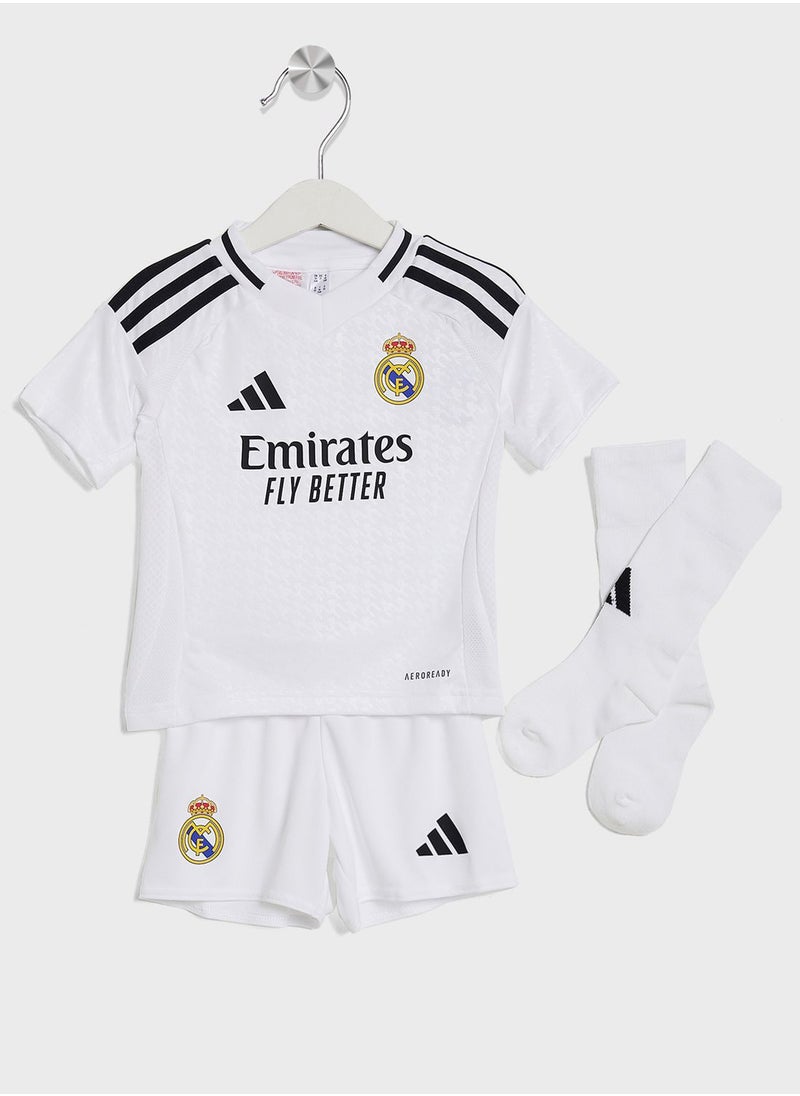 Adidas Kids Real Madrid 24/25 Stadium Home Mini Kits  - Image 1