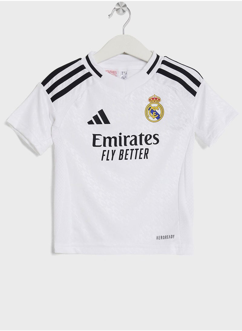 Adidas Kids Real Madrid 24/25 Stadium Home Mini Kits  - Image 2