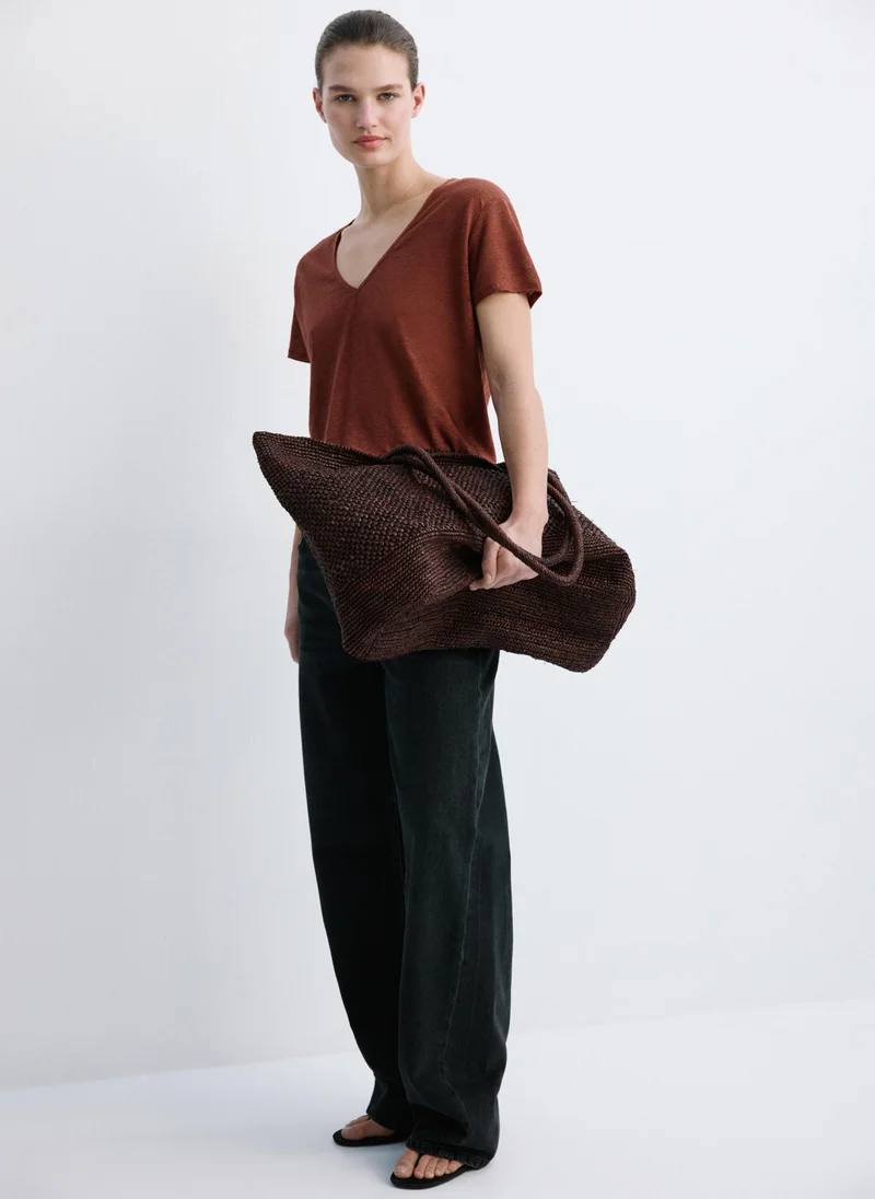 Mango  T-Shirt Linito for Women | Best Price UAE