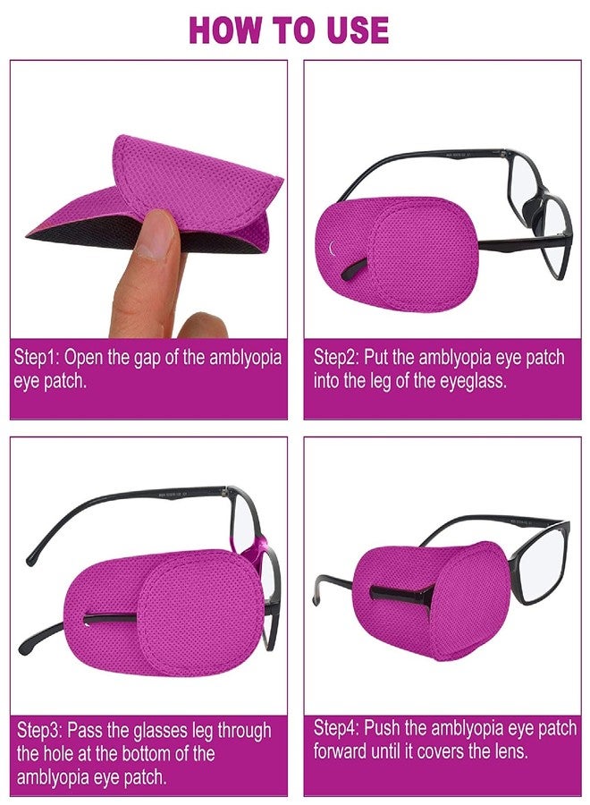 AUGEN Eyepatch for Kids Amblyopia Eye Patches, Kids Eye Patch, Strabismus, Lazy Eye Patch for Children Adults (Pink, Pack of 1 Pair) - Image 2