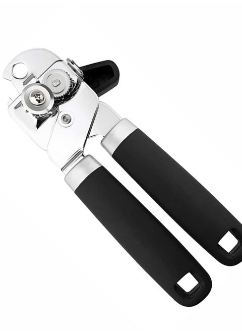 Can Opener Manual, Tin Opener Can Openers That Work with Anti-Slip Grips Ultra Large Knob, Can Opener Heavy Duty Tin Openers for Elderly for Arthritis Hands