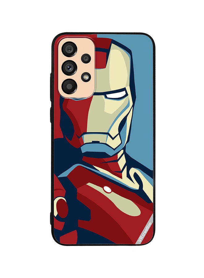 VR CREATIVE Protective Case Cover For Samsung Galaxy A73 5G Iron Man Red And Blue Design Multicolour - Image 1