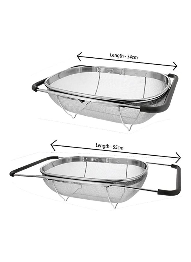 BLACKSTONE Stainless Steel Washbasin Mesh Basket 34X23 Cm  - Image 3