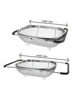 Stainless Steel Washbasin Mesh Basket 34X23 Cm - pzsku/Z666C38C260BEEEC25614Z/45/_/1657094494/70a250c6-3b8b-4650-8b8b-cbbba9a8c218