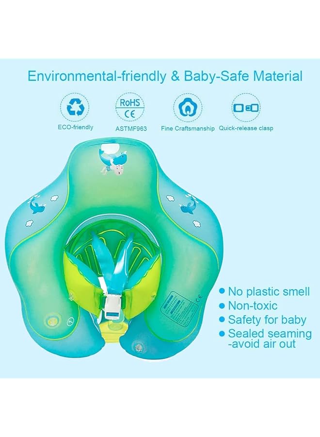 LINJIE Baby Swimming Float Children Waist Float Ring Double Airbags Baby Inflatable Swimming Ring，Suitable For Baby Swim Rings Aged 6 36 Months - Image 5