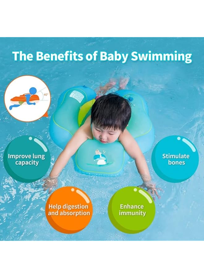 LINJIE Baby Swimming Float Children Waist Float Ring Double Airbags Baby Inflatable Swimming Ring，Suitable For Baby Swim Rings Aged 6 36 Months - Image 2