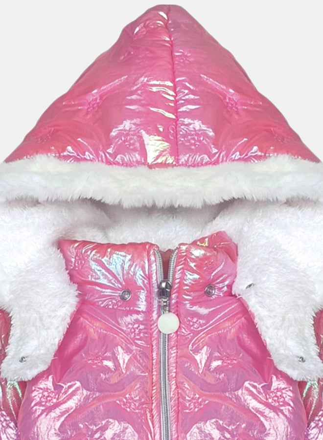 BabyShoora Baby Unisex Waterproof Fur Lined Jacket - Image 3