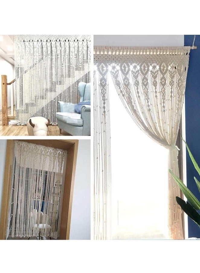 عام البوهيمي الباب الستائر نسيج زينة الزفاف ، الجدار معلقة المنسوجة الستائر غرفة الزينة ، المنسوجة نسيج الباب الستائر التقسيم الستائر ، الدانتيل نسيج الزينة（100 * 200 سنتيمتر） - Image 4