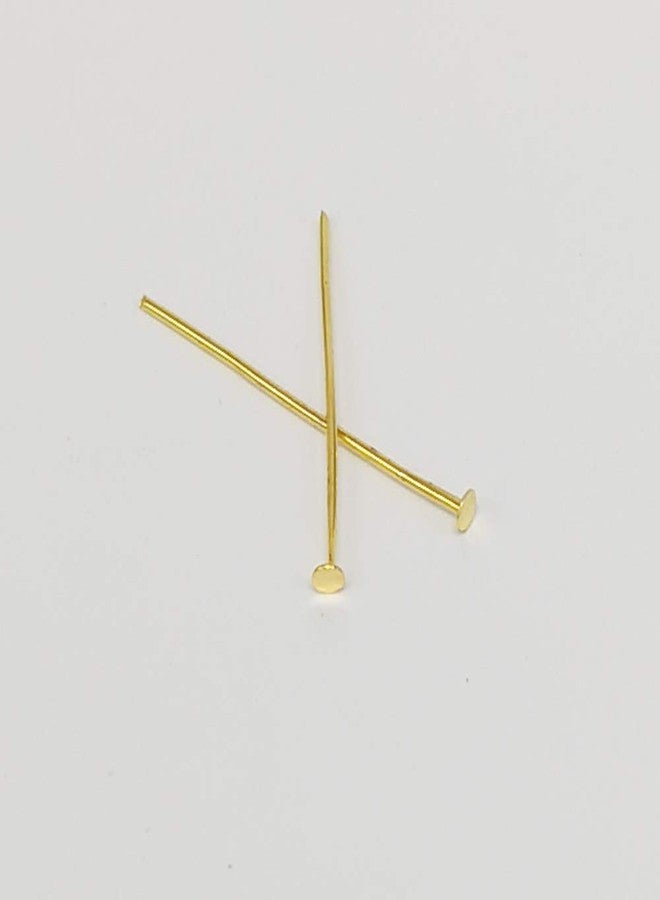 Chenkou Craft 700pcs Assorted of 7 Sizes Mix Flat Head Pins for Jewelry Making (Gold, Mix) - Image 5