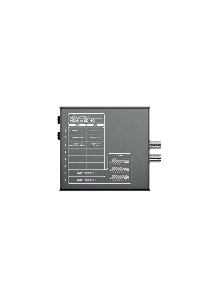 Blackmagic Design Blackmagic Design HDMI to SDI 6G Mini Converter – 4K HDMI Input to Dual 6G-SDI Output  - Image 1