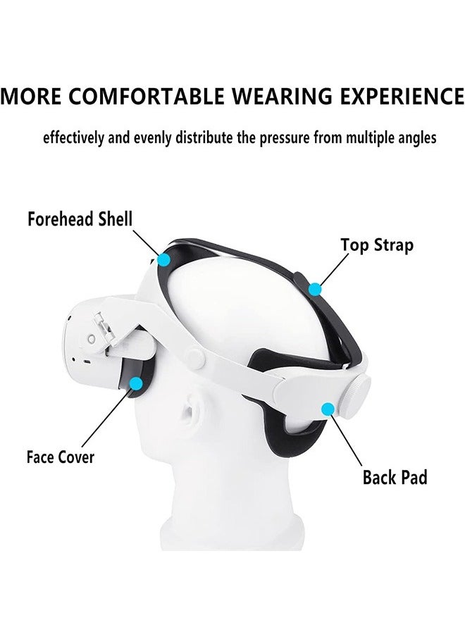LENND Oculus Quest 2 Halo Strap and Silicone Face Cover - Adjustable Replacement for Quest 2 Elite Strap - Relieved Face ​Pressure Comfortable Touch - Oculus Quest 2 VR Accessories Head Strap  - Image 3